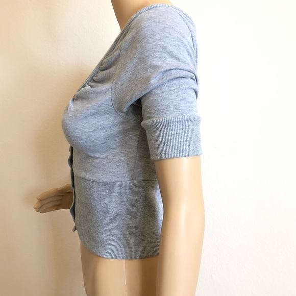 Zenana Outfitters Button Down Cardi Top (A) - Picture 4 of 7